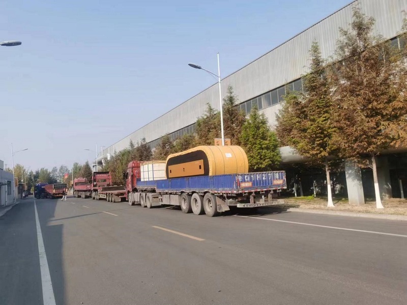 Рулон високопродуктивної конвеєрної стрічки зі сталевим тросом готовий до відправлення в Лаоський гірничий проект